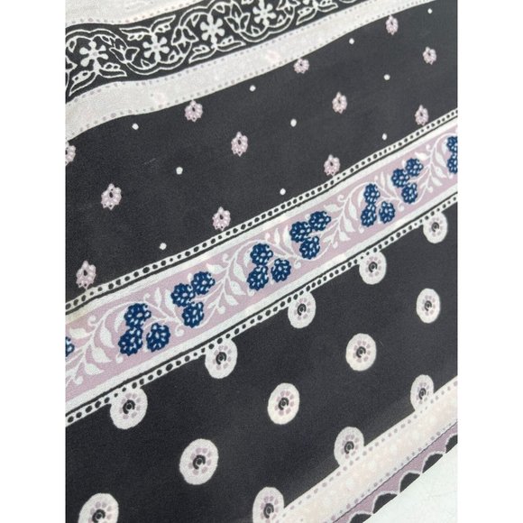 Ann Taylor Loft Women's Striped Floral Print Sleeveless Top Shirt Blouse Size M - Picture 11 of 12